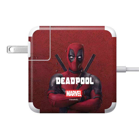 Marvel Deadpool Legacy Deadpool Red Poster 85W Power Adapter (15 and 17 inch MacBook Pro Charger) Skin