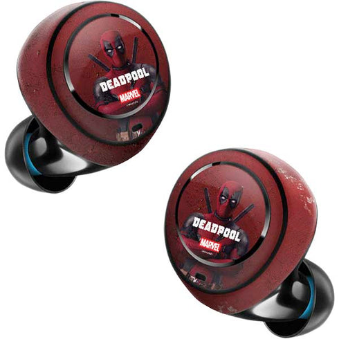 Marvel Deadpool Legacy Deadpool Red Poster Amazon Echo Buds Skin