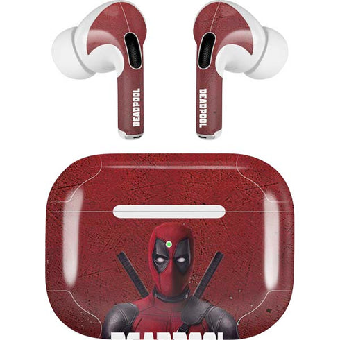 Marvel Deadpool Legacy Deadpool Red Poster Apple AirPods Pro Skin