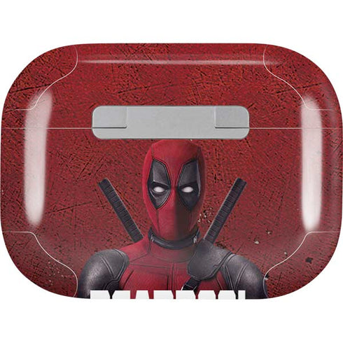Marvel Deadpool Legacy Deadpool Red Poster AirPods Skins