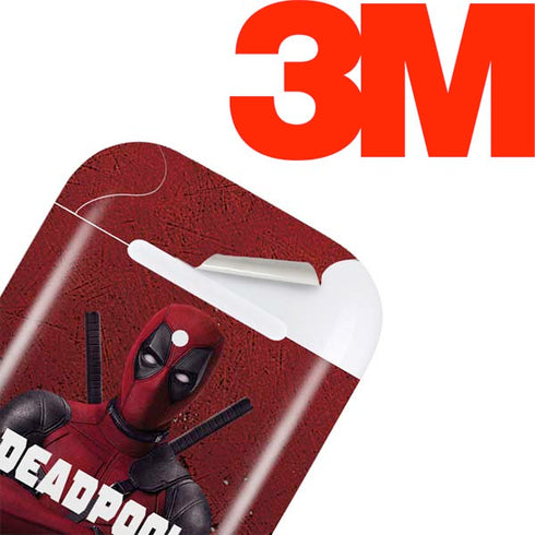 Marvel Deadpool Legacy Deadpool Red Poster Apple AirPods Skin