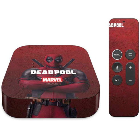 Marvel Deadpool Legacy Deadpool Red Poster Apple TV Skin