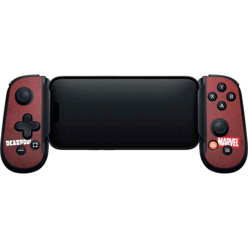 Marvel Deadpool Legacy Deadpool Red Poster Backbone One for iPhone Game Controller Skin