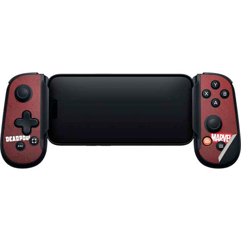 Marvel Deadpool Legacy Deadpool Red Poster Backbone One for iPhone Game Controller Skin
