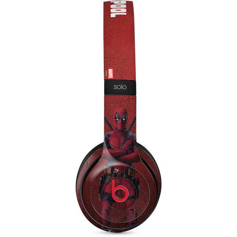 Marvel Deadpool Legacy Deadpool Red Poster Beats Solo 3 Wireless Skin