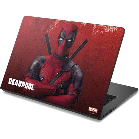 Marvel Deadpool Legacy Deadpool Red Poster Dell Chromebook Skin