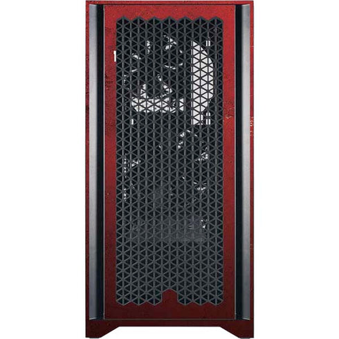 Marvel Deadpool Legacy Deadpool Red Poster Corsair 4000D Tempered Glass Mid-Tower ATX Case Skin
