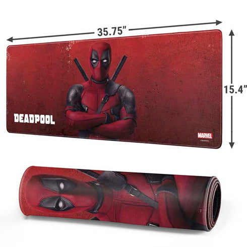 Marvel Deadpool Legacy Deadpool Red Poster Gaming Mouse Pad