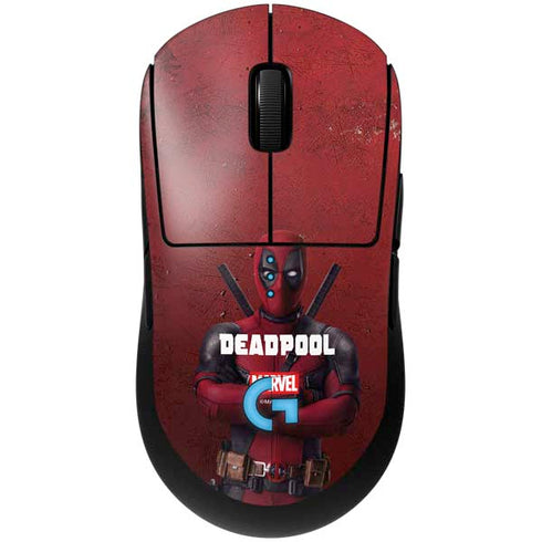 Marvel Deadpool Legacy Deadpool Red Poster G Pro Wireless Gaming Mouse Skin