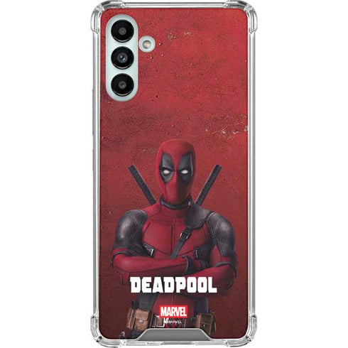 Marvel Deadpool Legacy Deadpool Red Poster Galaxy A13 5G Clear Case