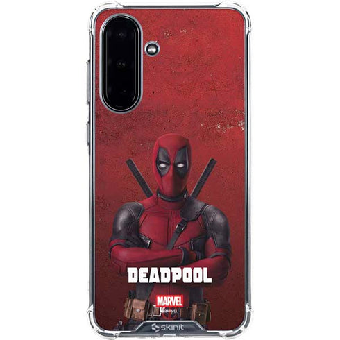 Marvel Deadpool Legacy Deadpool Red Poster Galaxy A36 5G Clear Case