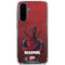 Marvel Deadpool Legacy Deadpool Red Poster Galaxy A36 5G Clear Case