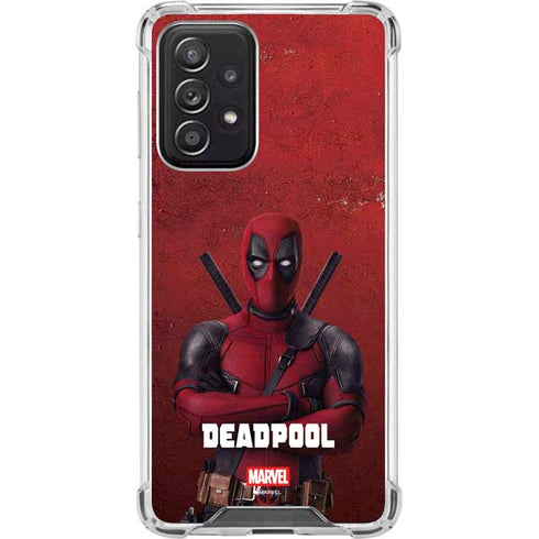 Marvel Deadpool Legacy Deadpool Red Poster Galaxy A52 5G Clear Case