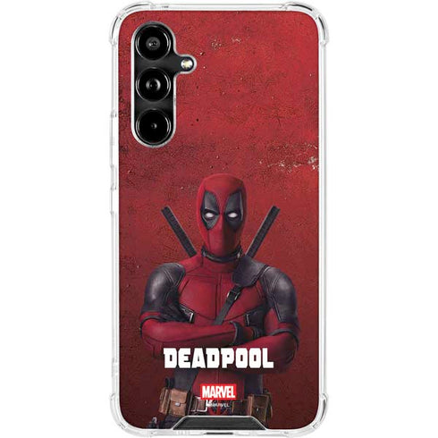 Marvel Deadpool Legacy Deadpool Red Poster Galaxy A54 5G Clear Case