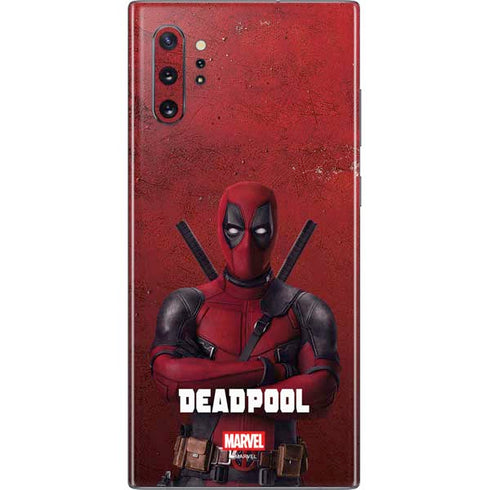 Marvel Deadpool Legacy Deadpool Red Poster Galaxy Note 10 Plus Skin