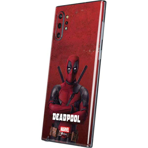 Marvel Deadpool Legacy Deadpool Red Poster Galaxy Note 10 Plus Skin