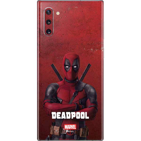 Marvel Deadpool Legacy Deadpool Red Poster Galaxy Note 10 Skin