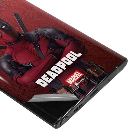 Marvel Deadpool Legacy Deadpool Red Poster Galaxy Note 10 Skin