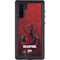 Marvel Deadpool Legacy Deadpool Red Poster Galaxy Note 10 Waterproof Case