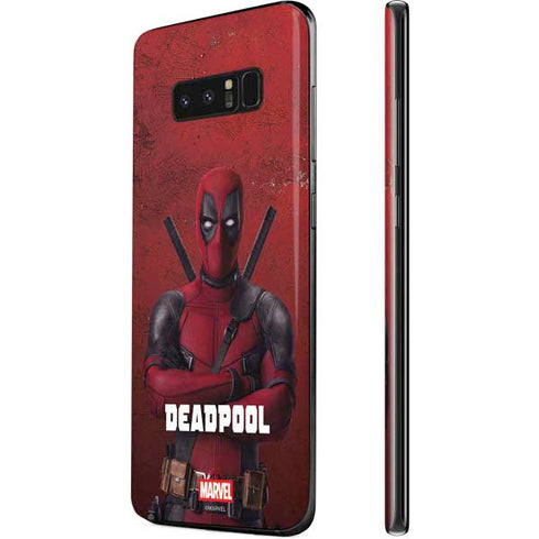 Marvel Deadpool Legacy Deadpool Red Poster Galaxy Note 8 Skin