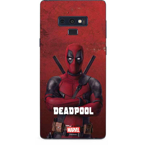 Marvel Deadpool Legacy Deadpool Red Poster Galaxy Note 9 Skin