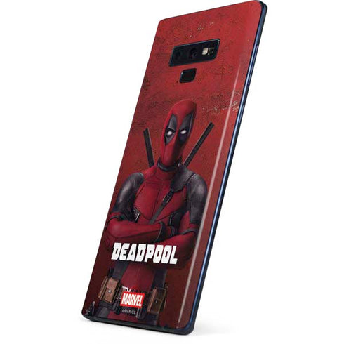 Marvel Deadpool Legacy Deadpool Red Poster Galaxy Note 9 Skin