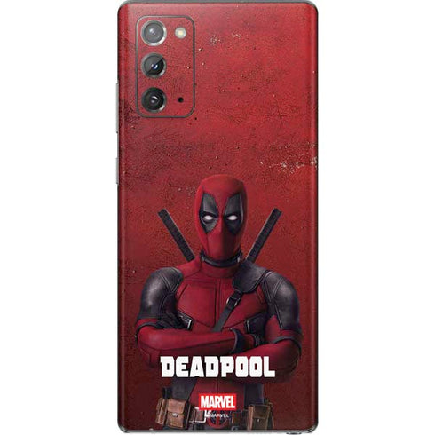 Marvel Deadpool Legacy Deadpool Red Poster Galaxy Note20 5G Skin