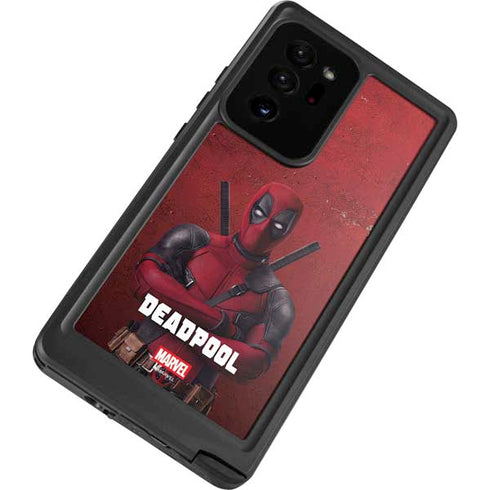 Marvel Deadpool Legacy Deadpool Red Poster Galaxy Note20 Ultra 5G Waterproof Case