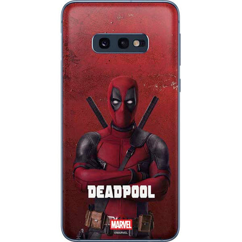 Marvel Deadpool Legacy Deadpool Red Poster Galaxy S10e Skin