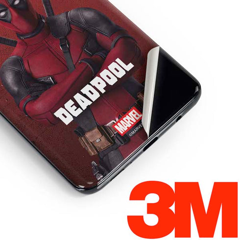 Marvel Deadpool Legacy Deadpool Red Poster Galaxy S10e Skin