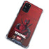 Marvel Deadpool Legacy Deadpool Red Poster Galaxy S20 FE Clear Case