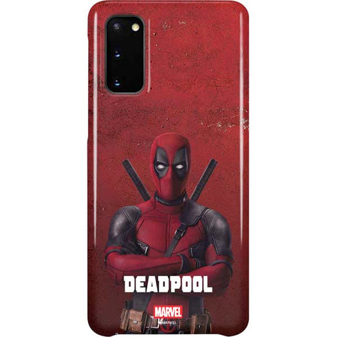 Marvel Deadpool Legacy Deadpool Red Poster Galaxy S20 Lite Case