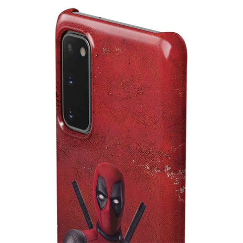 Marvel Deadpool Legacy Deadpool Red Poster Galaxy S20 Lite Case