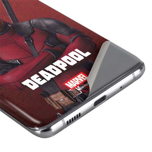 Marvel Deadpool Legacy Deadpool Red Poster Galaxy S20 Plus Skin