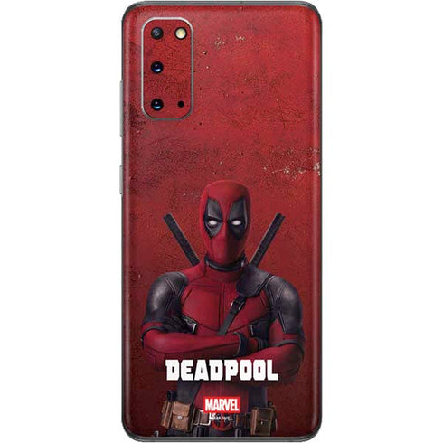 Marvel Deadpool Legacy Deadpool Red Poster Galaxy S20 Skin