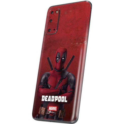 Marvel Deadpool Legacy Deadpool Red Poster Galaxy S20 Skin