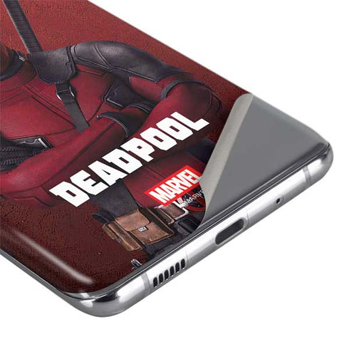 Marvel Deadpool Legacy Deadpool Red Poster Galaxy S20 Skin