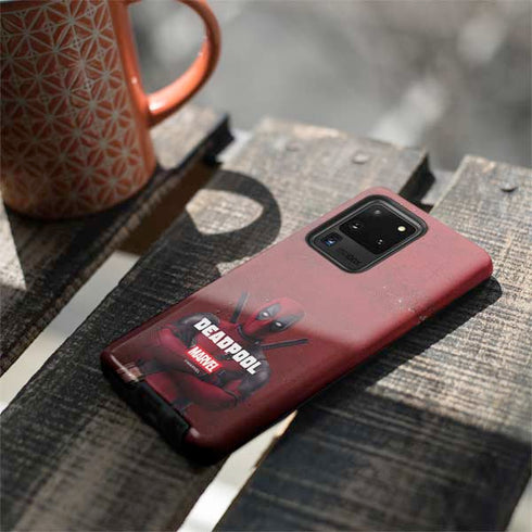 Marvel Deadpool Legacy Deadpool Red Poster Galaxy S20 Ultra 5G Pro Case