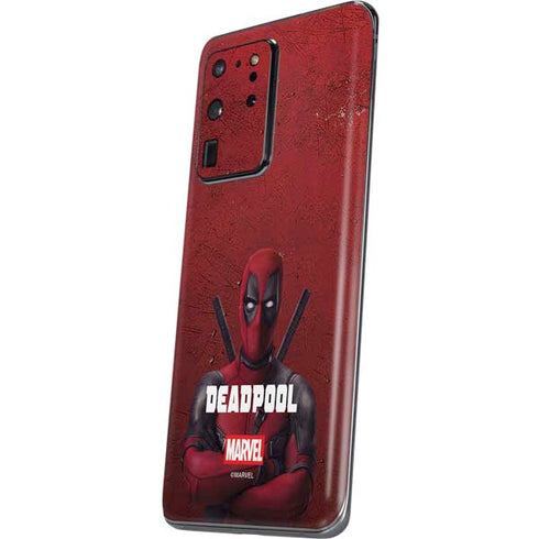 Marvel Deadpool Legacy Deadpool Red Poster Galaxy S20 Ultra 5G Skin
