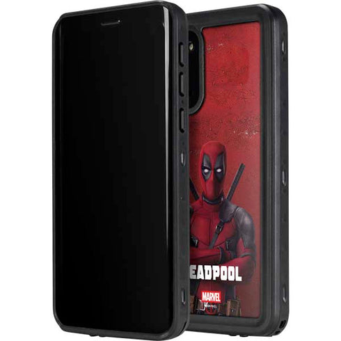 Marvel Deadpool Legacy Deadpool Red Poster Galaxy S20 Waterproof Case