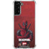 Marvel Deadpool Legacy Deadpool Red Poster Galaxy S21 FE Clear Case