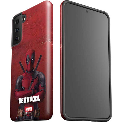 Marvel Deadpool Legacy Deadpool Red Poster Galaxy S21 Plus 5G Pro Case