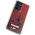 Marvel Deadpool Legacy Deadpool Red Poster Galaxy S21 Ultra 5G Clear Case