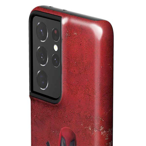 Marvel Deadpool Legacy Deadpool Red Poster Galaxy S21 Ultra 5G Pro Case