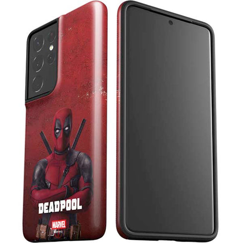 Marvel Deadpool Legacy Deadpool Red Poster Galaxy S21 Ultra 5G Pro Case