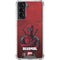 Marvel Deadpool Legacy Deadpool Red Poster Galaxy S22 Clear Case