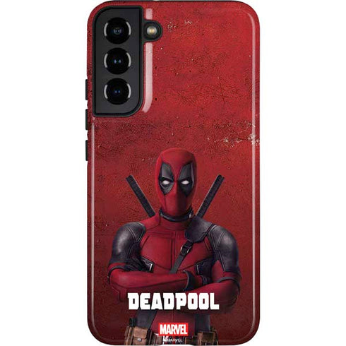 Marvel Deadpool Legacy Deadpool Red Poster Galaxy S22 Plus Pro Case