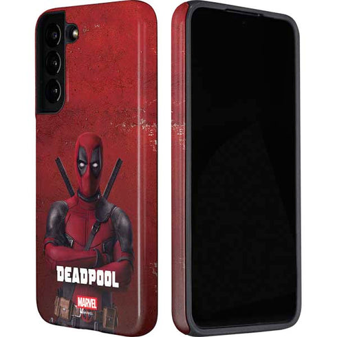 Marvel Deadpool Legacy Deadpool Red Poster Galaxy S22 Plus Pro Case
