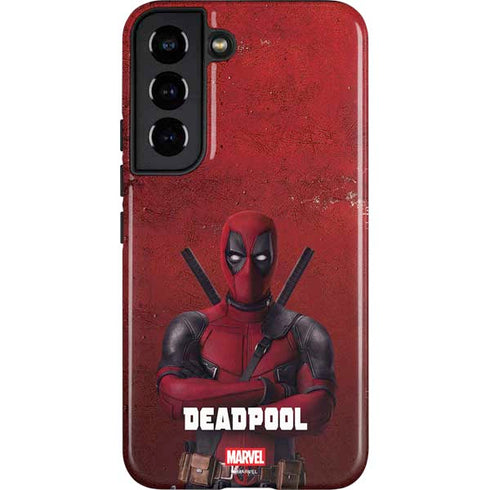 Marvel Deadpool Legacy Deadpool Red Poster Galaxy S22 Pro Case