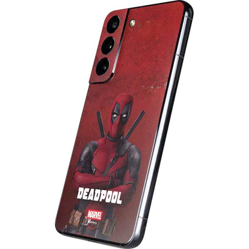 Marvel Deadpool Legacy Deadpool Red Poster Galaxy S22 Skin